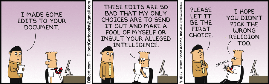 Dilbert Cartoon